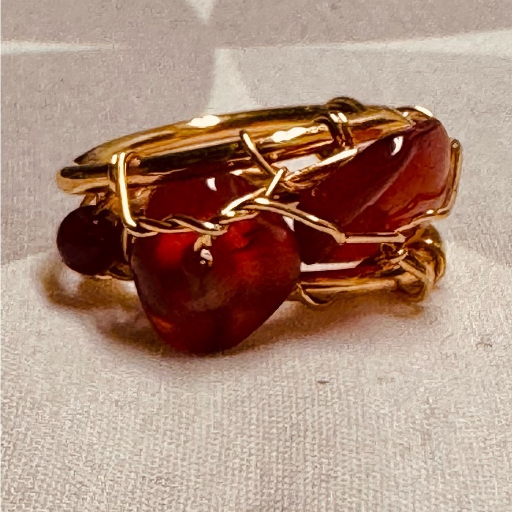 Gold and Rust Women’s Ring